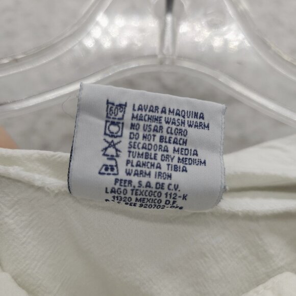 VINTAGE PEER WEAR Cancun Long Sleeve Pullover Graphic Crinkled Size XL - STAINS! - Picture 7 of 10